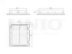 Фильтр воздушный UNIO FLT-10067