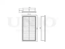 Фильтр воздушный UNIO FLT-10100
