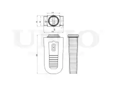 Фильтр воздушный UNIO FLT-10125