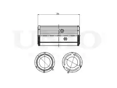 Фильтр воздушный UNIO FLT-10200