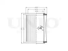 Фильтр воздушный UNIO FLT-10238