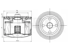 Фильтр масляный UNIO FLT-20020