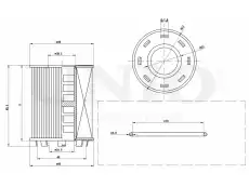 Фильтр масляный UNIO FLT-20026