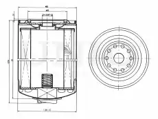 Фильтр масляный UNIO FLT-20030