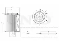 Фильтр масляный UNIO FLT-20032