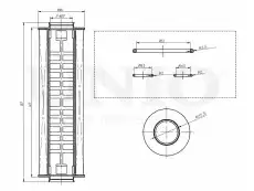 Фильтр масляный UNIO FLT-20056