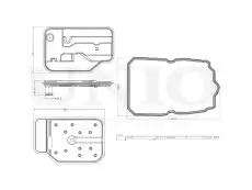 Фильтр АКПП UNIO FLT-30005