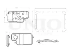Фильтр АКПП UNIO FLT-30010