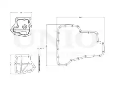 Фильтр АКПП UNIO FLT-30015