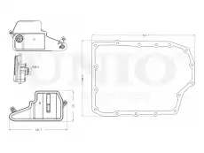 Фильтр АКПП UNIO FLT-30018