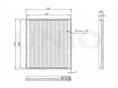 Салонный фильтр UNIO FLT-40029