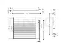 Салонный фильтр UNIO FLT-40030