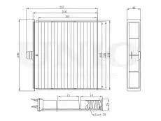Салонный фильтр UNIO FLT-40034