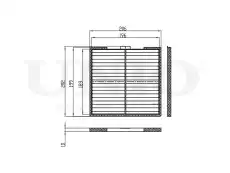 Салонный фильтр UNIO FLT-40055