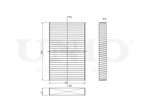 Салонный фильтр UNIO FLT-40095