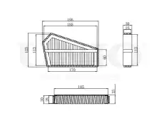 Салонный фильтр UNIO FLT-40101C