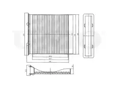 Салонный фильтр UNIO FLT-40108C