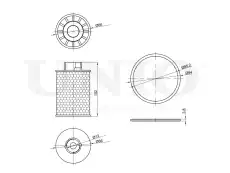 Топливный фильтр UNIO FLT-50002