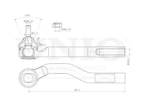 Рулевой наконечник UNIO SSP-10167