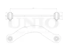 Рычаг подвески UNIO SSP-40119