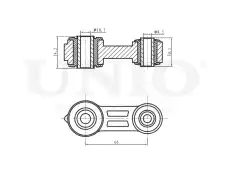 Тяга стабилизатора UNIO SSP-50009