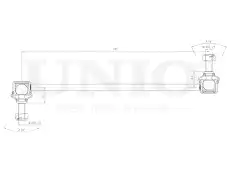 Тяга стабилизатора UNIO SSP-50280