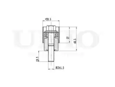 Ролик обводной ремня ГРМ TNS-10018 UNIO
