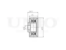 Ролик обводной ремня ГРМ TNS-10077 UNIO