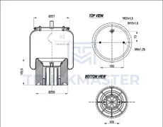 Пневмоподушка TRUCKMASTER TM70-63182