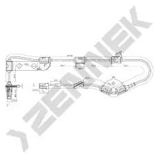 Датчик ABS ZENNEK DAS0069