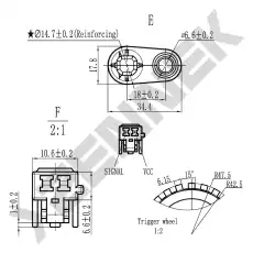Датчик ABS ZENNEK DAS0069