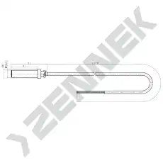 Датчик ABS ZENNEK DAS0013