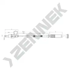 Датчик ABS ZENNEK DAS0085