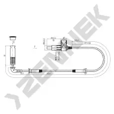 Датчик ABS ZENNEK DAS0046