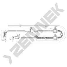 Датчик ABS ZENNEK DAS0067