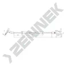 Датчик ABS ZENNEK DAS0072