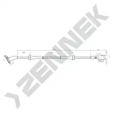 Датчик ABS ZENNEK DAS0042