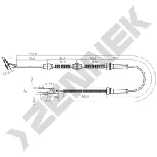 Датчик ABS ZENNEK DAS0078