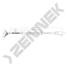 Датчик ABS ZENNEK DAS0022