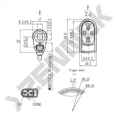 Датчик ABS ZENNEK DAS0022