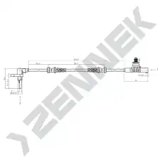 Датчик ABS ZENNEK DAS0015