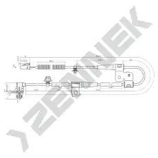 Датчик ABS ZENNEK DAS0053