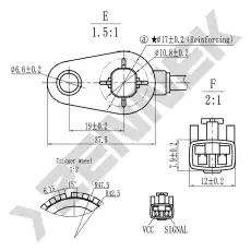 Датчик ABS ZENNEK DAS0053