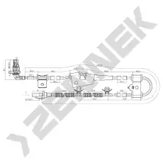 Датчик ABS ZENNEK DAS0112