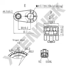 Датчик ABS ZENNEK DAS0092