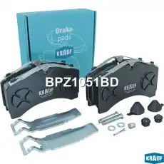 Тормозные колодки дисковые KRAUF BPZ1051BD