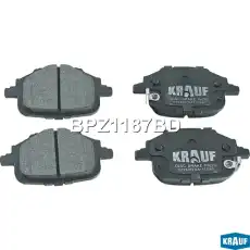 Тормозные колодки дисковые KRAUF BPZ1187BD