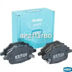 Тормозные колодки дисковые KRAUF BPZ1187BD