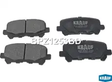 Тормозные колодки дисковые KRAUF BPZ1253BD