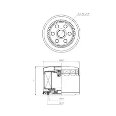 Фильтр масляный ALPIC AFO103